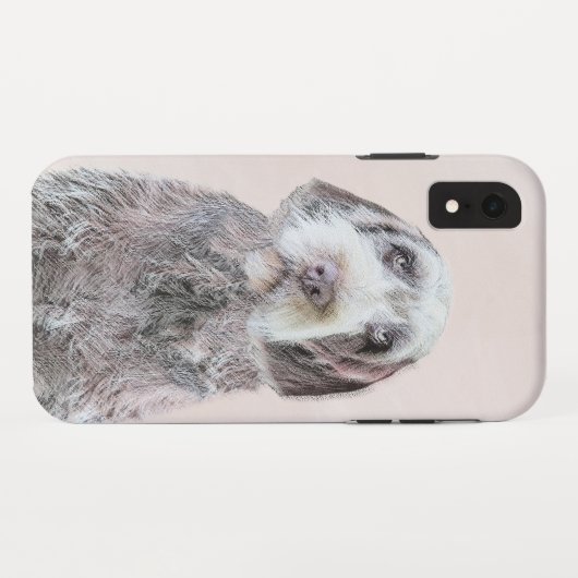 Wirehares Pointing Griffon Painting - Dog Art Case-Mate iPhone Case (Achterkant (horizontaal))