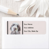 Wirehares Pointing Griffon Painting - Dog Art Etiket (Insitu)