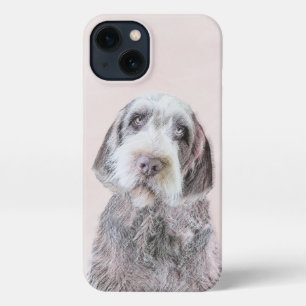 Wirehares Pointing Griffon Painting - Dog Art iPhone 13 Hoesje