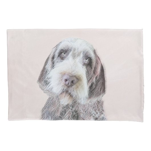 Wirehares Pointing Griffon Painting - Dog Art Kussensloop (Voorkant)