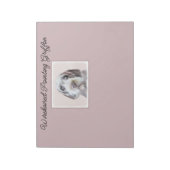 Wirehares Pointing Griffon Painting - Dog Art not Notitieblok (Linkerzijde)