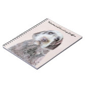 Wirehares Pointing Griffon Painting - Dog Art Notitieboek (Linkerzijde)