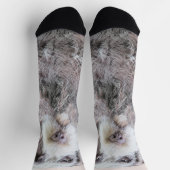 Wirehares Pointing Griffon Painting - Dog Art Sokken (Top)