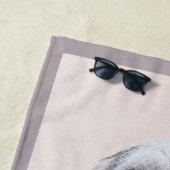 Wirehares Pointing Griffon Painting - Dog Art Strandlaken (In situ)