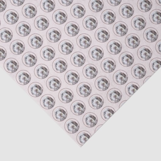 Wirehares Pointing Griffon Painting - Dog Art Tissuepapier (Detail)