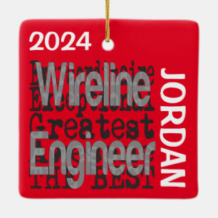 Wireline Engineer Extraordinaire CUSTOM Keramisch Ornament