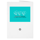 Wirls of Hearts Wenskaart (Achterkant)