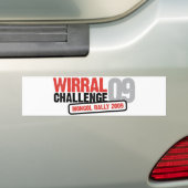 Wirral Challenge 2009 Bumpersticker (Op auto)
