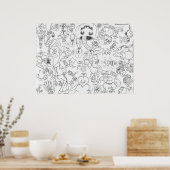 Wirwar mooi! poster (Keuken)