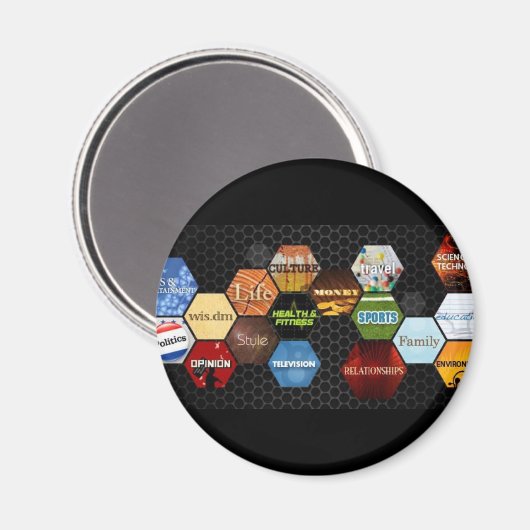 WIS.dm Scènekaartmagneet Magneet (Voorkant / Achterkant)