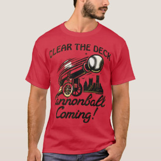 Wis het dek - Cannonball komt eraan T-shirt