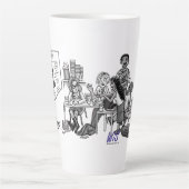 WiS-koffie en thee-Mok Latte Mok (Voorkant)