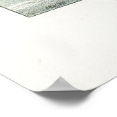 Wiscasset, Maine Bird's Eye Uitzicht, 1878 Poster (Hoek)