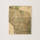 Wisconsin 1896 legpuzzel (Verticaal)