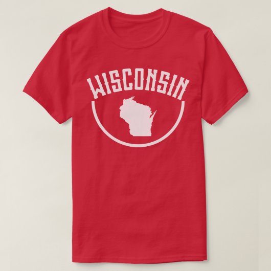 Wisconsin 1 t-shirt (Design voorkant)