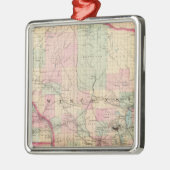 Wisconsin 3 metalen ornament (Links)
