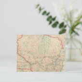 Wisconsin 4 briefkaart (Staand voorkant)
