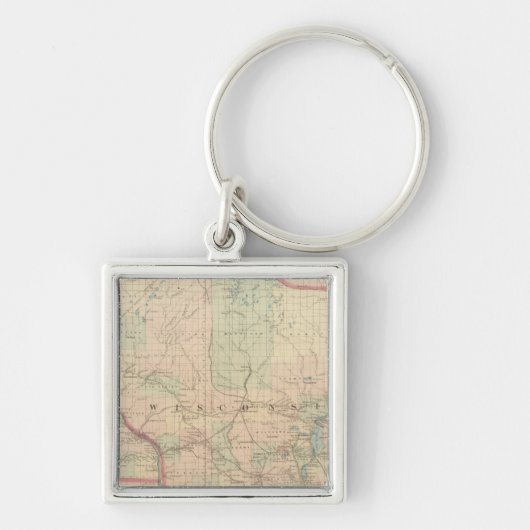 Wisconsin 4 sleutelhanger (Voorkant)