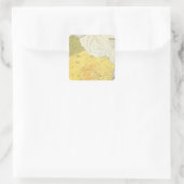 Wisconsin 4 vierkante sticker (Tas)