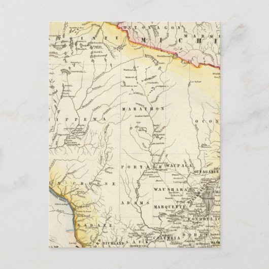 Wisconsin 6 briefkaart (Voorkant)