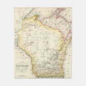 Wisconsin 6 fleece deken (Voorkant)