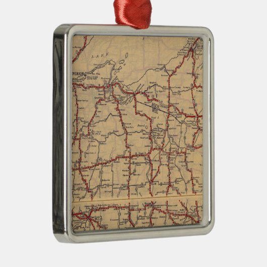 Wisconsin 6 metalen ornament (Rechts)