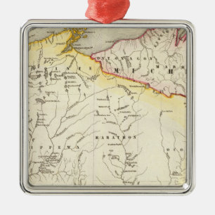 Wisconsin 6 metalen ornament