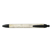 Wisconsin 6 zwarte inkt pen (Achterkant)