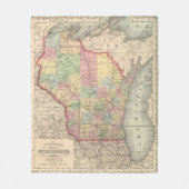 Wisconsin 7 fleece deken (Voorkant)