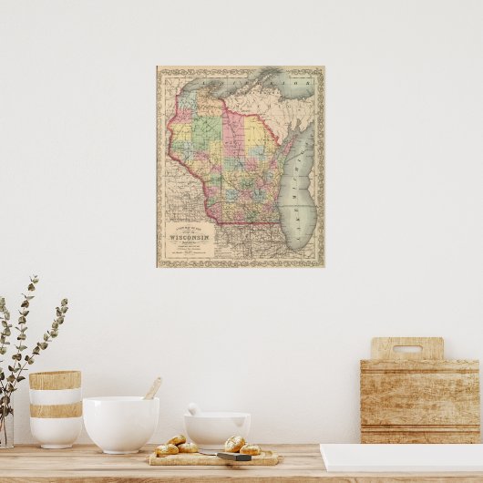 Wisconsin 7 poster (Keuken)