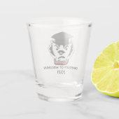 Wisconsin Afstuderen Shot Glass Shot Glas (Achterkant)