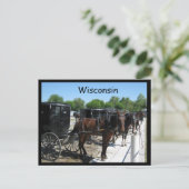 Wisconsin Amish Briefkaart (Staand voorkant)