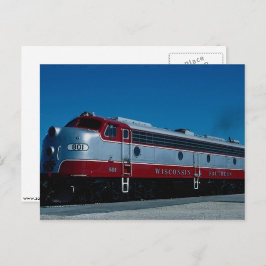 Wisconsin and Southern, EME E-8a Briefkaart (Voorkant / Achterkant)