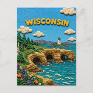 Wisconsin Apostle Islands Moderne KLAYKOO Briefkaart