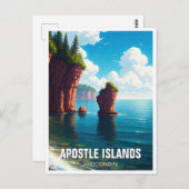 Wisconsin Apostle Islands National Lakeshore Briefkaart (Voorkant / Achterkant)