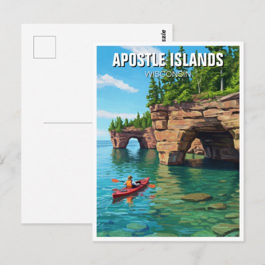 Wisconsin Apostle Islands National Lakeshore Briefkaart (Voorkant / Achterkant)