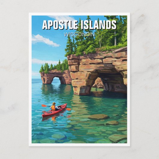 Wisconsin Apostle Islands National Lakeshore Briefkaart (Voorkant)