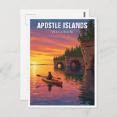 Wisconsin Apostle Islands National Lakeshore Briefkaart (Voorkant / Achterkant)