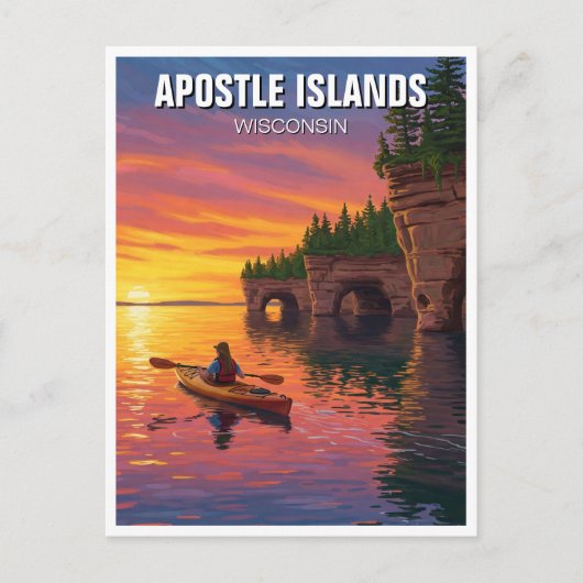 Wisconsin Apostle Islands National Lakeshore Briefkaart (Voorkant)