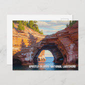 Wisconsin Apostle Islands National Lakeshore Briefkaart (Voorkant / Achterkant)