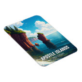 Wisconsin Apostle Islands National Lakeshore Magneet (Rechterzijde)