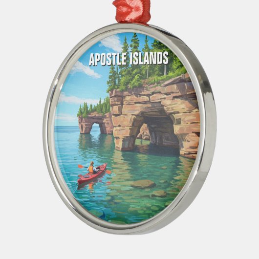 Wisconsin Apostle Islands National Lakeshore Metalen Ornament (Links)