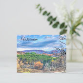 Wisconsin Autumn Scenic View Postcard Briefkaart (Staand voorkant)