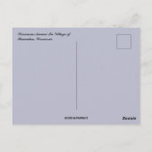 Wisconsin Avenue Village of Pewaukee Wisconsin Briefkaart (Achterkant)