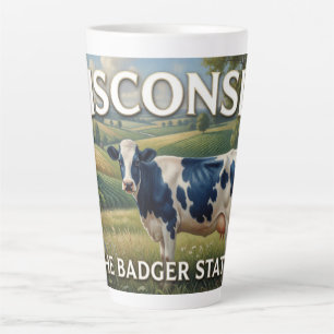 Wisconsin Badger State Farm Reis Cadeau Latte Mok