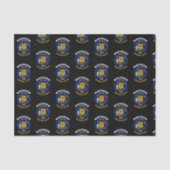 WISCONSIN BADGER STATE FLAG TISSUEPAPIER (Voorkant)