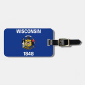 Wisconsin Bagagelabel (Voorkant horizontaal)