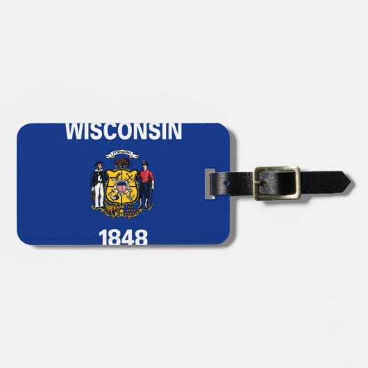 Wisconsin Bagagelabel (Voorkant horizontaal)