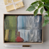 Wisconsin Barns onder een Stormy Sky Tissuepapier (Geschenk)