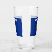 WISCONSIN BEER GLASS GLAS (Links)